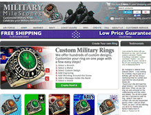 Tablet Screenshot of militarymilestones.com